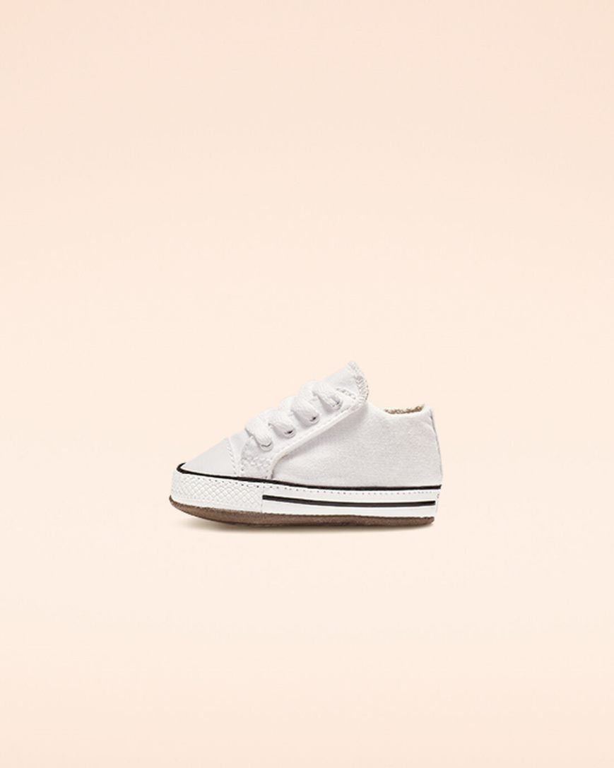 Tenis Converse Chuck Taylor All Star Cribster Easy-On Cano Alto Menina Branco Bege Branco | PT N05T981